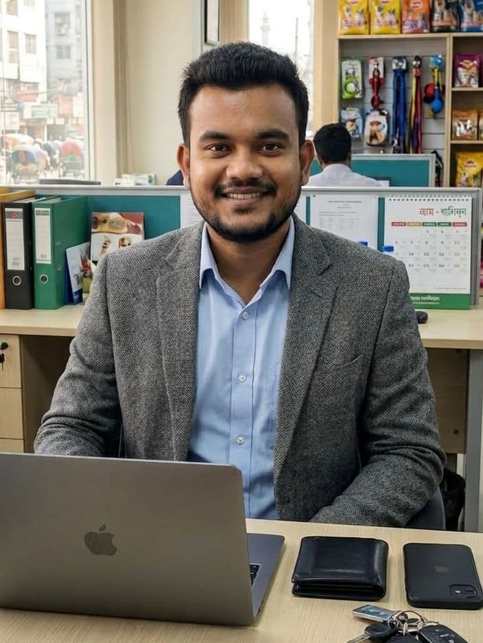 Rabiul Gazi as Founder of JUST PET BD